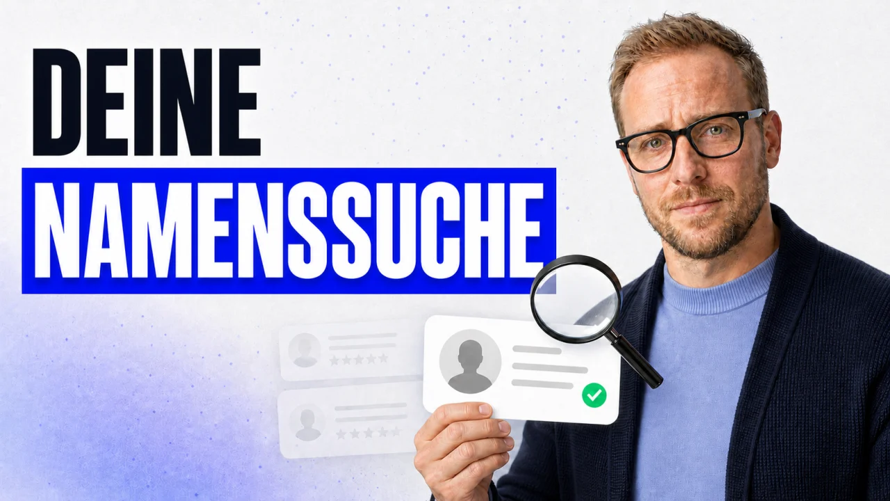 Eigene Namenssuche mit Lukas König und einem verifizierten Profil unter der Lupe