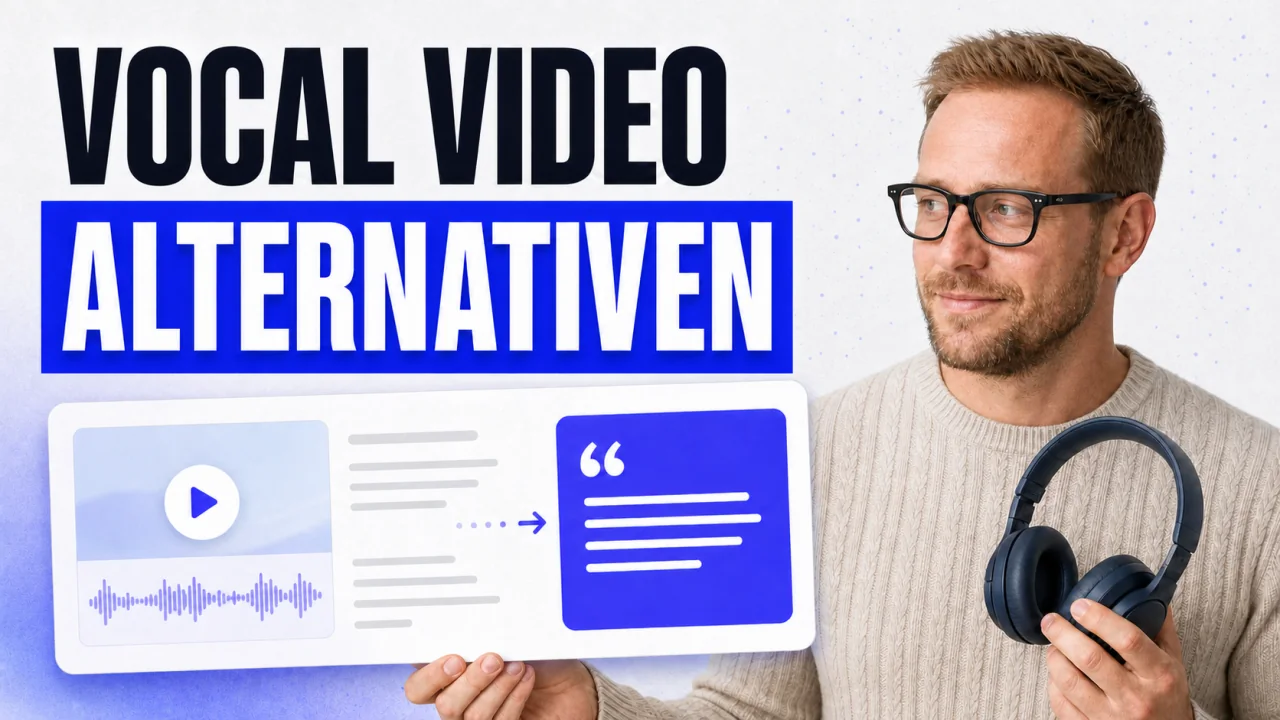 TrustFuel-Vergleich von Vocal-Video-Alternativen mit einem Video-zu-Zitat-Workflow