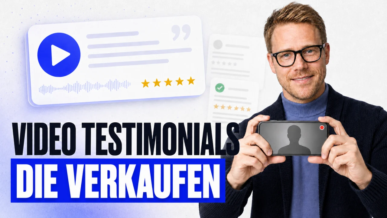 Video Testimonials mit Benjamin König bei einer Smartphone-Aufnahme