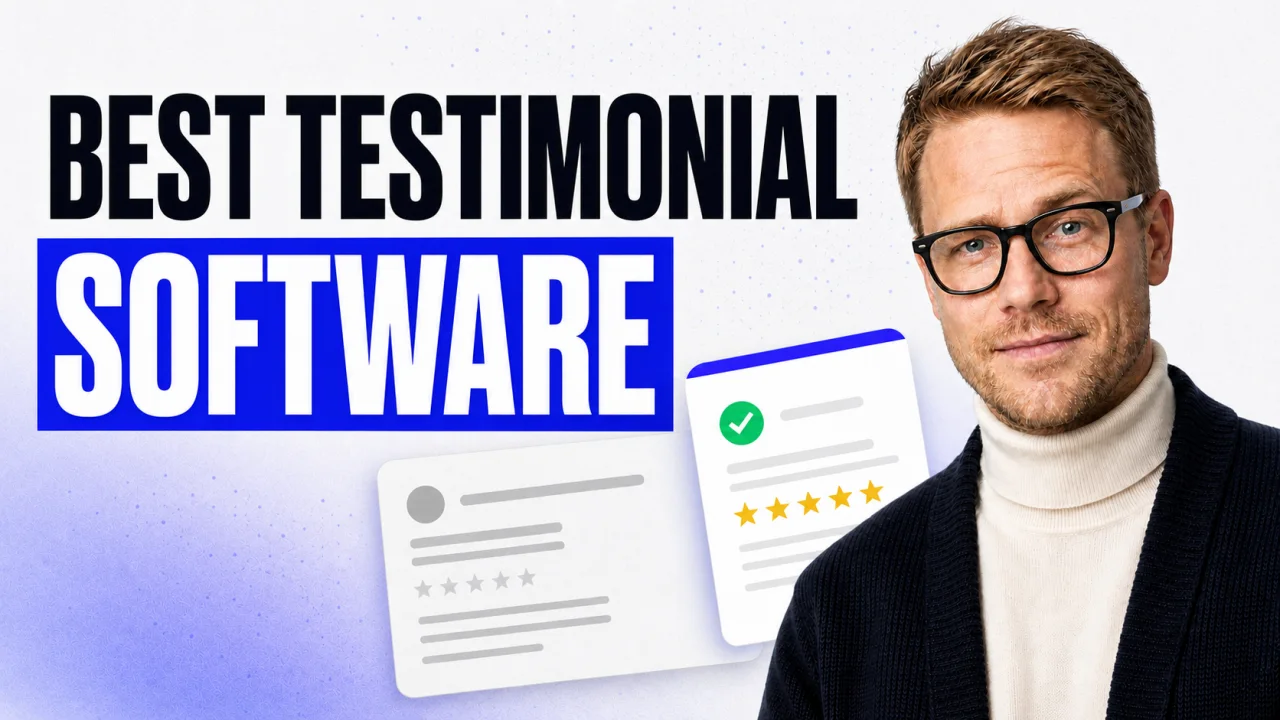 Best testimonial software guide with Benjamin König and verified review cards